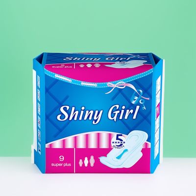 Καλή τιμή. 285 χιλιοστά Φτερωτή γυναικεία υγιεινή χαρτοπετσέτα εξαιρετική απορρόφηση μαλακά μη υφασμένα μαξιλάρια για άνεση σε απευθείας σύνδεση