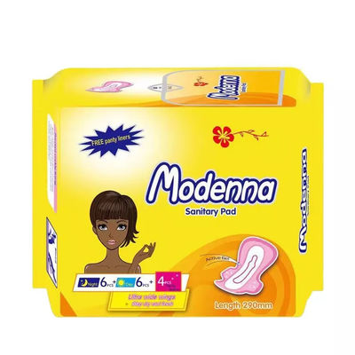 Εμμηνορροϊκά μαξιλάρια γυναικείου Winged Feminine Hygiene Sanitary πετσέτα μίας χρήσης βαμβακιού