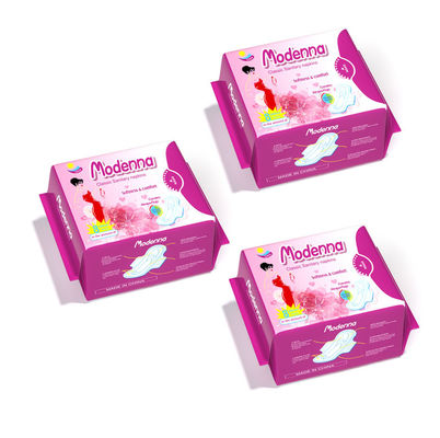 Tampons μεντών τσιπ ανιόντων υγειονομικό οργανικό βαμβάκι μαξιλαριών για τις γυναίκες