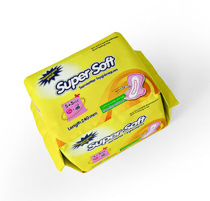 Καλή τιμή. High Quality and Low Price Daily Breathable Polymer Absorbent Material Blue Print Ladies Sanitary Napkin Pads σε απευθείας σύνδεση